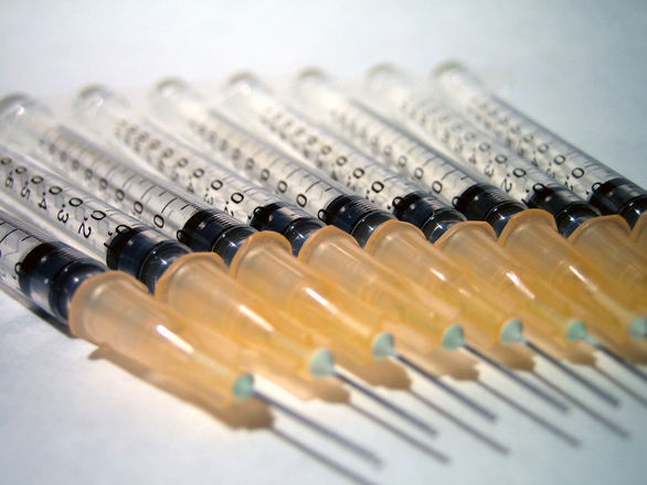 Flu needle